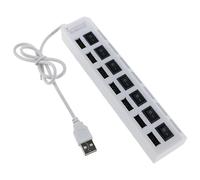 Hub USB efficiente per i tuoi dispositivi elettronici, preservazione della durata della batteria tramite interruttori indipendenti, prestazioni a