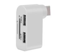 Hub USB girevole - Hub USB 3.0 regolabile con 4 porte, prolunga USB leggera | hub USB 4 porte, design girevole per una facile connessione, splitter USB portatile per desktop, oro