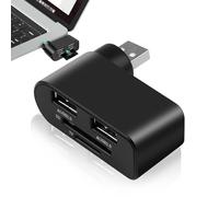 Hub USB girevole - hub USB 4 porte hub di espansione USB multifunzione girevole 480 Mbps per computer portatile, auto, computer portatile, tablet