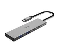 Hub USB Hama 00200147 3.2 Gen2 Gray