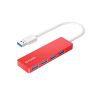 Hub USB, hub USB 3.0 a 4 porte, hub dati portatile ultra sottile applicabile per iMac Pro, MacBook Air, Mac Mini/Pro, Surface Pro, notebook, laptop, chiavetta USB, Tesla Model 3 e Mobile HDD