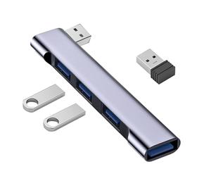 Hub USB - Hub USB 3.0 ad alta velocità, compatto Splitter USB | Portabilità Made Easy mult Port USB Hub laptop, Broad Usato Duraturo Garantito USB Hub USB Per Accessori Computer Necessario