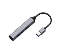 Hub USB - hub USB 3.0 tipo a con 4 porte tipo A, lunghezza 10 cm, ideale per collegare più dispositivi in modo rapido.