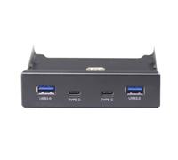 Hub USB Hub USB C UnitÃ floppy da 3,5 pollici Pannello frontale 2 porte USB