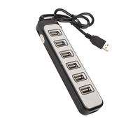 Hub USB, hub USB portatile a 7 porte Splitter USB per lavoro di intrattenimento PC portatile, Driver di trasmissione ad alta velocità Hub USB per per OS X