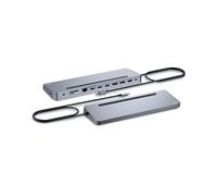 i-tec USB-C Metal Ergonomic 3x 4K Display Docking Station + Power Delivery 100 W