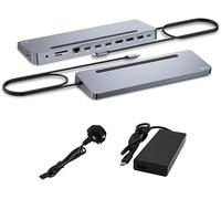 i-tec USB-C Metal Ergonomic 3x 4K Display Docking Station with Power Delivery 100 W + Universal Charger 100 W I-TEC USB-C ERGO