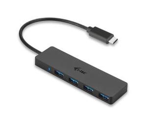 HUB USB I-TEC C31HUB404 CON 4 PORTE USB-C 3.1 COLORE NERO