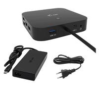 i-tec USB-C HDMI Dual DP Docking Station with Power Delivery 100 W + Universal Charger 100 W