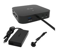 i-tec USB-C HDMI Dual DP Docking Station con Power Delivery 100 W + caricatore universale 100 W - Nouvo