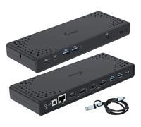 i-tec CADUA4KDOCKPDL2UK replicatore di porte e docking station per notebook Cablato USB 3.2 Gen 1 [3.1 Gen 1] Type-C Nero (I-TE