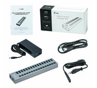 Usb 3.0 charging hub 16 port + power adapter 90 w - hub - 16 porte u3chargehub16