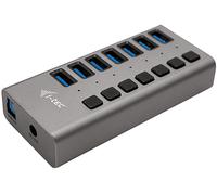 i-tec U3CHARGEHUB7 Caricabatterie per dispositivi mobili Universale Grigio AC Interno