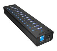 ICY IB-AC6113 - Porta USB 3.0 HUB 13 + 1 porta di ricarica, attiva
