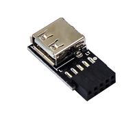 Hub USB interno espansione 9 pin scheda madre a USB 2.0 adattatore per ricevitore mouse wireless