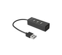 Hub USB MediaRange 1:4 Nero