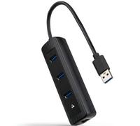 Hub USB NANOCABLE 10.16.4604 Nero