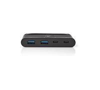 HUB USB NEDIS TCARF250BK - 4 Porte - C 3.2 Supporto 100W