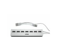 Nilox NXHU7ALU2 Hub 7 Porte Usb 2.0 Alluminio Hub Usb
