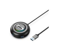 Hub Orico 4 porte 5 Gbit/s modello YXR4 con lettore SD e illuminazione RGB