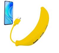Hub USB per computer portatile - ABS 13,8 x 2,6 x 2,6 cm USB2.0 * 4 | adattatore multiporta USB Splitter a 4 porte con connettività, espansione, ricarica | Splitter a forma di banana per PC,
