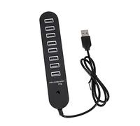 Hub USB Porte Ad per Laptop e Compatto e Compatibile con Dispositivi Ottimizzazione e Trasferimenti Veloce Nero