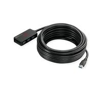 ROLINE 12041098 - Hub USB 3.0, 4 porte, amplificatore, 10 m.