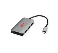ROLINE USB 3.1 Gen 1 Hub 3 x Type C cavo di collegamento (PD+Data) per MacBook, Ultrabook, notebook, laptop o PC con connettore USB-C