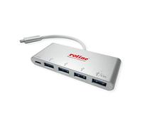 ROLINE USB 3.2 Gen 1 Hub, cavo di collegamento tipo C, con 1 porta PD