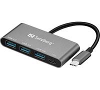 Sandberg USB-C to 3xUSB 3.0 Hub + PD NEW