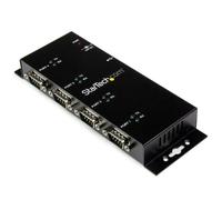StarTech.com Hub adattatore seriale USB a DB9 RS232 4 porte - Guide DIN industriali e montabile a parete