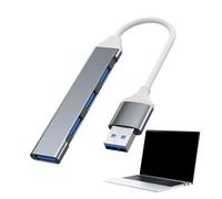 Hub USB - Splitter dati multifunzione a 4 porte, adattatore portatile compatto | Espansore USB per desktop laptop PC console dock di connessione per stampante flash drive, accessorio multi-dispositivo