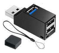 Hub USB, splitter USB 3.0, adattatore USB multiporta USB a 3 porte, bus Plug and Play ad alta velocità alimentato per MacBook, Mac Pro/Mini, iMac, Surface Pro, XPS, PC portatile, unità flash USB, HDD