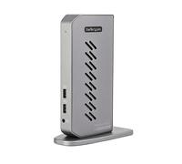 StarTech.com USB-C USB-A Dock - Docking station USB C dual monitor DisplayPort e HDMI 4K 60Hz con Ethernet Adattatore multiporta 6x USB-A, GbE type C/USB 3.1 Gen 1- Windows/Mac [DK30A2DHUUE]