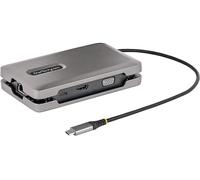StarTechcom Adattatore Multiporta USB-C - Docking Station USB Type C con Uscita Video HDMI 20 4K/VGA/DP Alt Mode USB-C - Mini