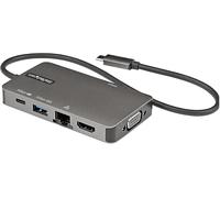 StarTech.com Adattatore multiporta USB-C a HDMI 4K 30 Hz o VGA 1080p - Convertitore USB C con HUB USB a 3 porte e 100W Power De