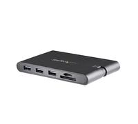 StarTech.com DKT30CHVSCPD USB 3.0 (3.1 Gen 1) Type-C Nero replicatore di porte e docking station per notebook