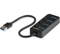 Startech Hub Usb3.0 A 4 Porte 4x Usb-a Con Swith One Size Black