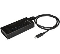 ST HB30C5A2CST - USB 3.0, hub USB-C a 7 porte, 5 USB-A 2x USB-C, nero
