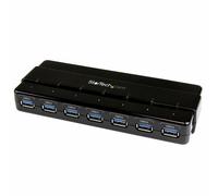 StarTech.com HUB USB 3.0 a 7 porte alimentato - Perno e concentratore USB 3.0 ultra veloce - Nero