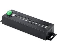 ST USB210AIND - Hub USB 2.0 a 10 porte, industriale, montabile