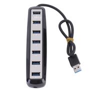 Hub USB Superspeed 3.0, una vera rivoluzione per il tuo arsenale digitale, dotato di sette porte e interruttori di accensione/spegnimento individuali