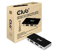 Club3D - Csv-1591 Docking Usb 3.0 (3.1 Gen 1) Type-c Nero, Cromo - SPEDIZIONE GRATUITA