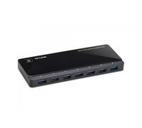 TP-Link UH720 HUB USB, 7 Porte USB 3.0, 2 Porte Esclusive per la Ricarica Rapida 1.5 A, Velocit? di Trasferimento Fino a 5 Gbps, Nero