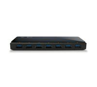 TP-Link UH720 HUB USB, 7 Porte USB 3.0, 2 Porte Esclusive per la Ricarica Rapida 1.5 A, Velocit? di Trasferimento Fino a 5 Gbps, Nero