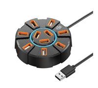 Hub USB: trasmissione rapida dei dati, connettività ad alte prestazioni | Ampiamente applicabile e perfetto per espandere i tuoi orizzonti di connettività con laptop, desktop e tablet, dotati di Plug