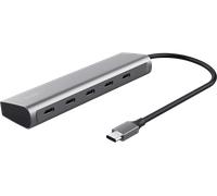 Trust Halyx Usb C Hub Argento