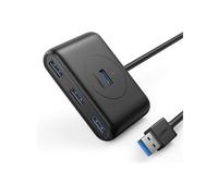 UGREEN 20290 - Hub USB 3.0 a 4 porte, cavo di collegamento da 0,5 m.
