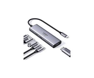 HUB USB UGREEN Ugreen CM511 Hub USB-C 6 in 1, HDMI 4K@60Hz, PD 100W, 2x USB-A, 2x USB-C, USB 3.2 Gen 1 5 Gbps