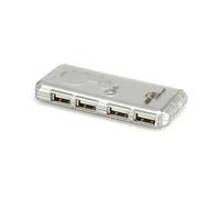 HUB USB VALUE USB 2.0 Notebook Hub, 4 Ports